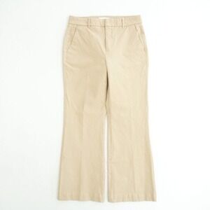 Everlane Womens Size 10 Bi-Stretch Flare Pants Wide Leg Career Beige